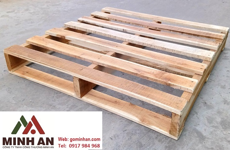 Pallet gỗ keo 2 chiều nâng